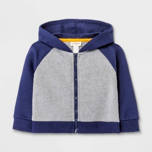 Baby Fleece Raglan Hoodie Jacket - Cat & Jack™ Gray