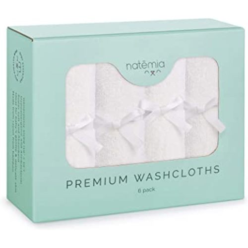 Natemia Baby Washcloths, 6-Pack