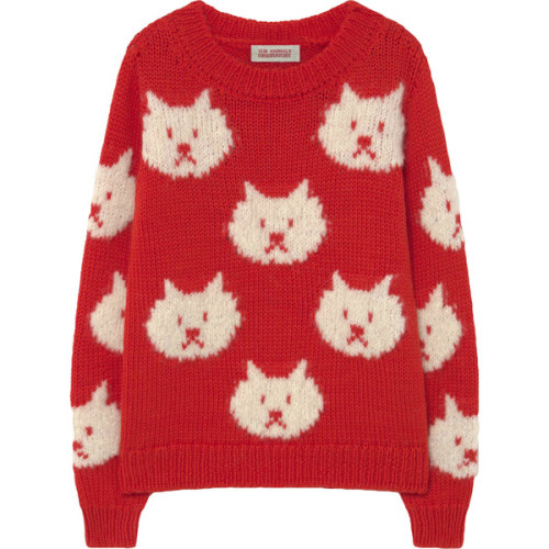 Arty Bull Kids Sweater Red