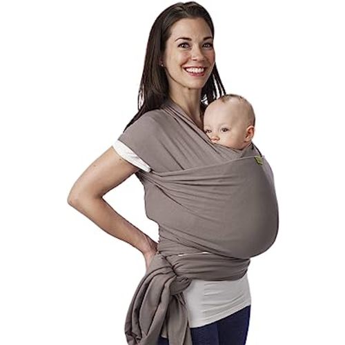 Boba Wrap Baby Carrier - Original Stretchy Infant Sling, Perfect for Newborn Babies and Children up to 35 lbs (Grey)