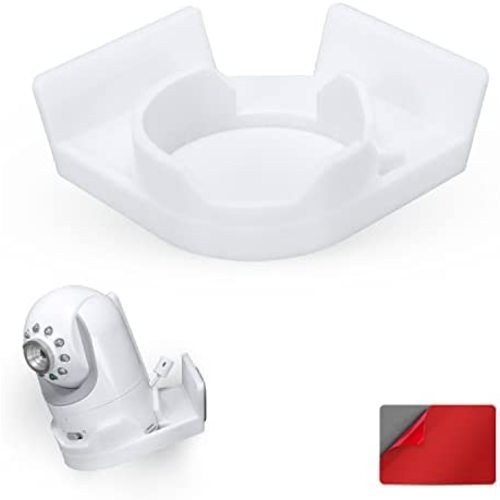 Corner Mount Infant Optics DXR-8 & Pro Adhesive Wall Shelf, Optimal Viewing, Full Pan & Tilt, Easy Installation, No Mess, No Screws by Brainwavz