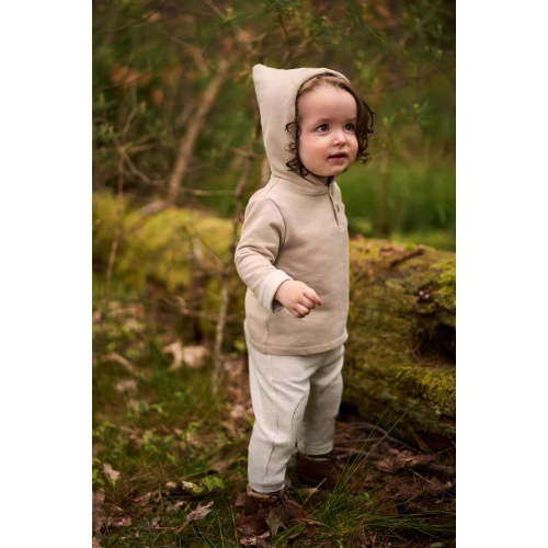 easy-peasy Baby Long Sleeve Gnome Hoodie, Sizes 0-24 Months