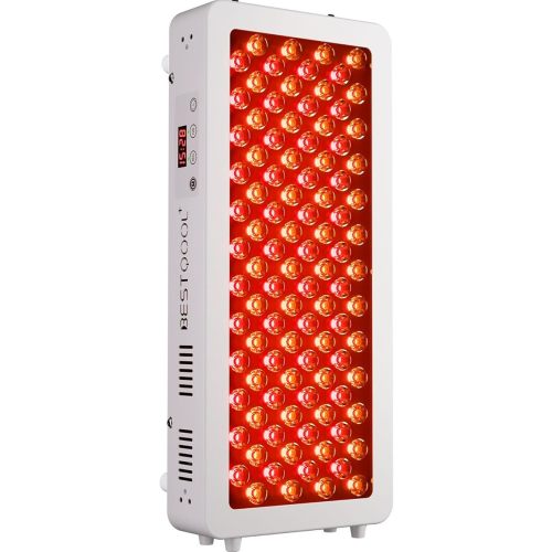BestQool Red Light Therapy for face Body, 4 Wavelengths Infrared Red Light Therapy, 100 Elite Grade Dual Chip LEDs, High Power Red Light Panel, Infrared Light Therapy Device, Modular Design. 170W