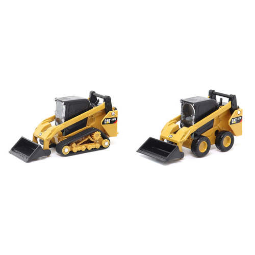 1/64 Caterpillar 272D2 Skid Steer Loader & 297D2 Compact Track Loader — Outback Toys