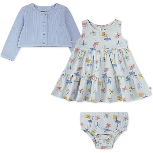 HUGGIES baby-girls Dress and Cardigan 2-piece Outfit Set