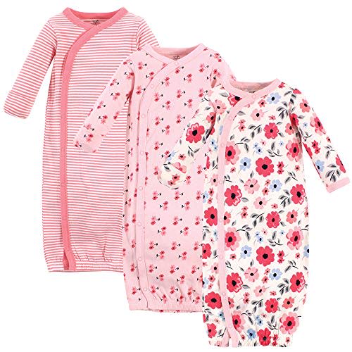 Touched by Nature Baby Girls' Organic Cotton Kimono Gowns