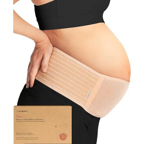 KeaBabies Maternity Belly Bands for Pregnant Women - Soft & Breathable Pregnancy Belly Support Band, Adjustable Maternity Belt for Back, Pelvic Support, Comfortable, Easy to Use (Classic Ivory, XL)