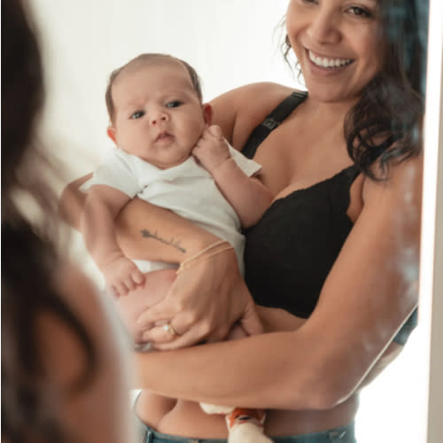 Ebony Lace Nursing Bra