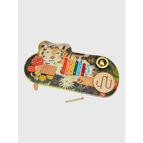 Tiger Tunes Wooden Toddler Musical Toy Instrument in multi, size: One Size