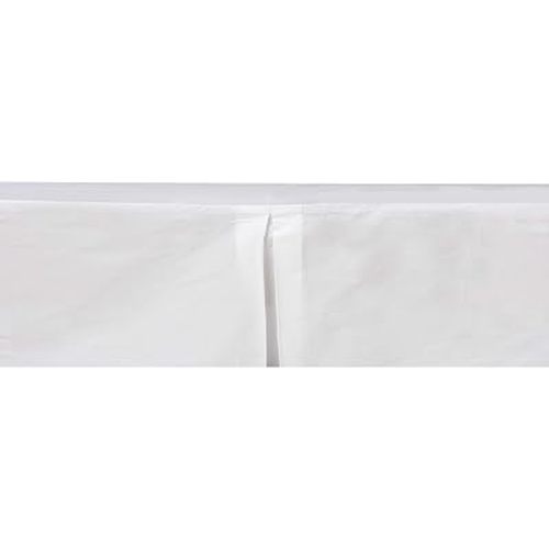 Crib or Toddler Bed Skirt or Dust Ruffle Mix N Match Solid White