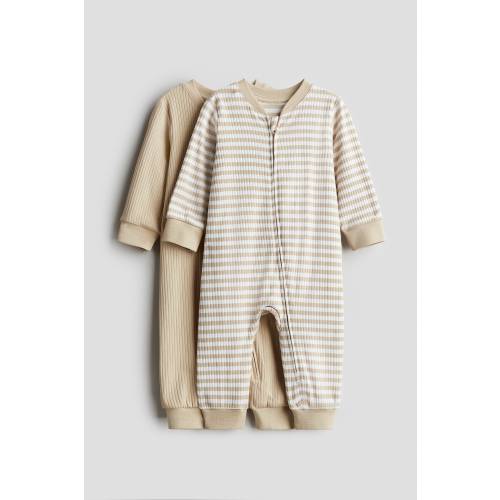 2-PACK COTTON PAJAMA JUMPSUITS