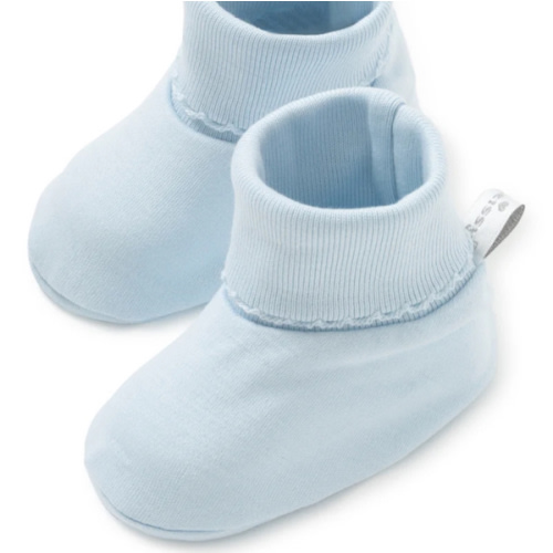 Blue Kissy Basics Booties