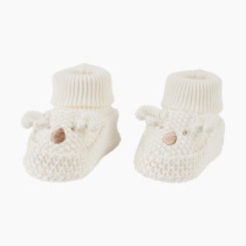 Carter's Crochet Booties - White, Newborn