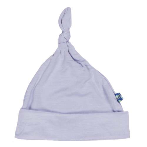 Knot Hat in Lilac 3-12M