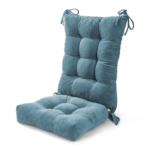 Parkerly Rocking Chair Cushion, Non-Slip Comfortable Rocking Chair Cushions Indoor Tufted Seat and Back Cushion Set for Balcony Nursery Patio