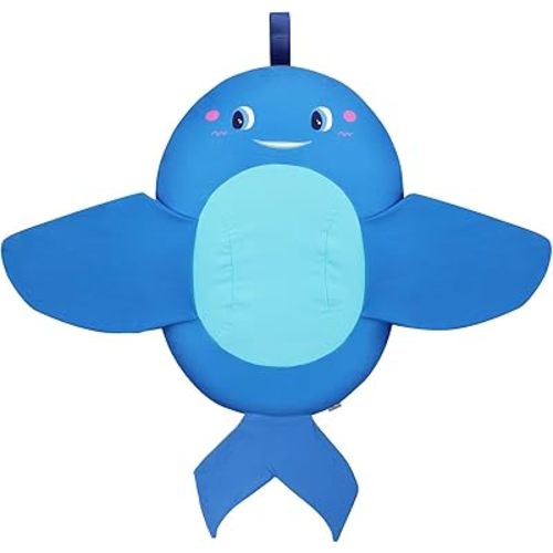 KAKIBLIN Inflatable Bathtub Baby Bath Bather for Baby, Inflatable Baby Bather, Swaddle Wings and Storage Bag, Portable Travel Infant Bathtub for Newborns and Infants 0-6 Months (Blue Whale)