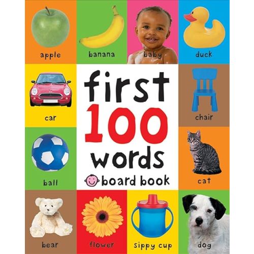 First 100 Words: A Padded Board Book Kindle Edition