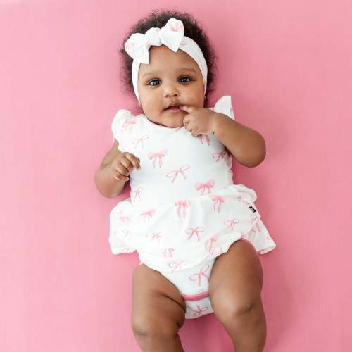 Twirl Bodysuit Dress in Bow