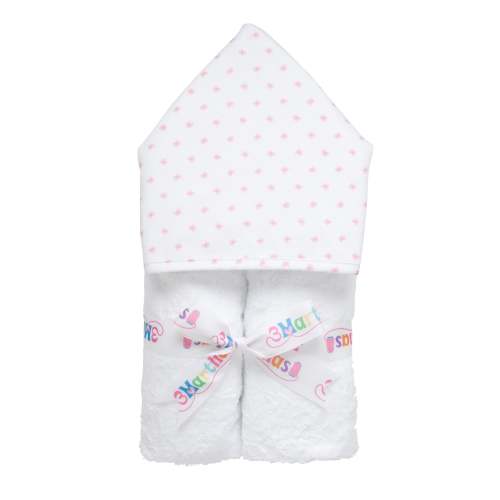 Bow Fabric Everykid Towel, Pink