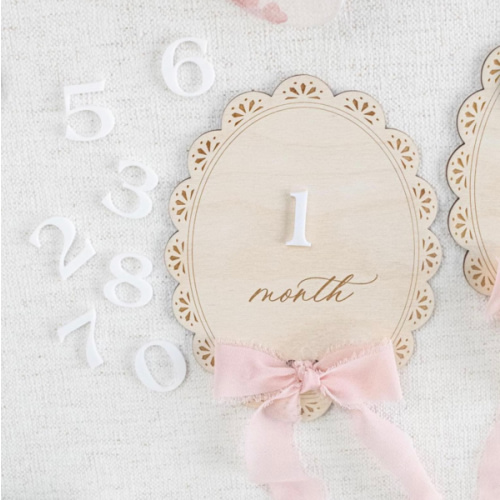 Interchangeable Month Milestone Marker