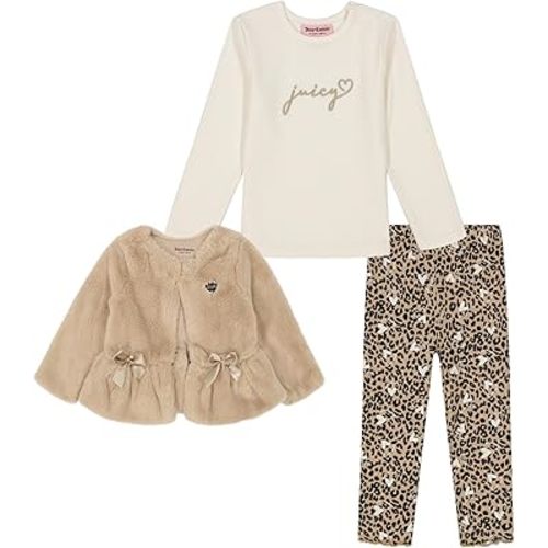 Juicy Couture baby-girls 3pc Jacket Pant Set