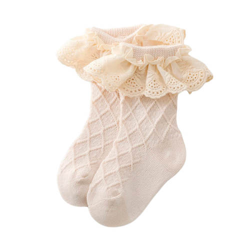 Charming Baby Girl Lace Socks - Vintage Style | The Trendy Toddlers