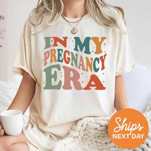 In My Pregnancy Era Shirt, Funny Pregnancy Shirt, New Mom T-Shirt, Mom to Be Gift, Pregnancy Announcement Shirt, Cute Maternity Shirt