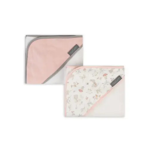 The Little Linen Co. Hooded Towel Harvest Bunny 2 Pack | Baby Bunting AU