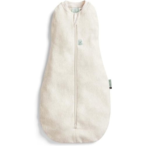 ergoPouch 0.2 TOG Cocoon Baby Sleep Sack 0-3 Months, Swaddle Sleeping Bag, Temperature Control Wearable Blanket (Oatmeal Marle)