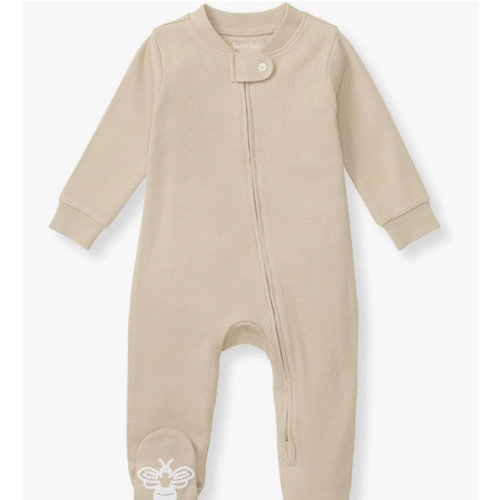 Burt's Bees Baby Boys Sleep and Play PJs, 100% Organic Cotton One-Piece Zip Front Romper Jumpsuit Pajamas
