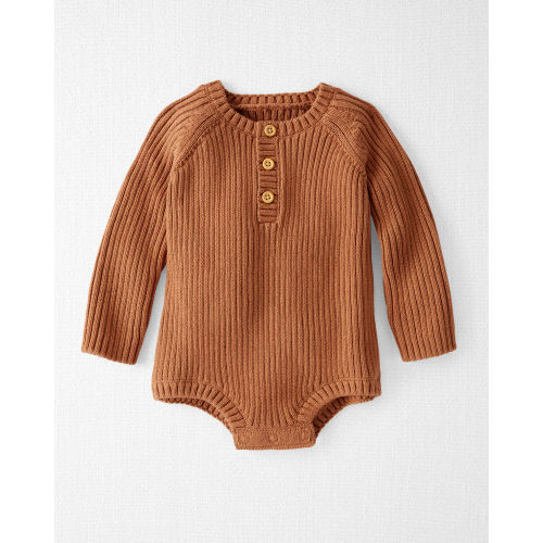 Baby Organic Cotton Rib Sweater Knit Bubble - Little Planet | Carter's