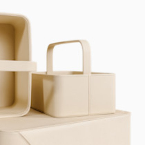 Gathre Small Nursery Diaper Caddy - Ivory