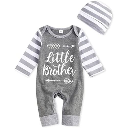 Newborn Baby Boy Romper Stripe Sleeve Outfits Jumpsuit Baby Boy Summer Clothes One Piece Romper