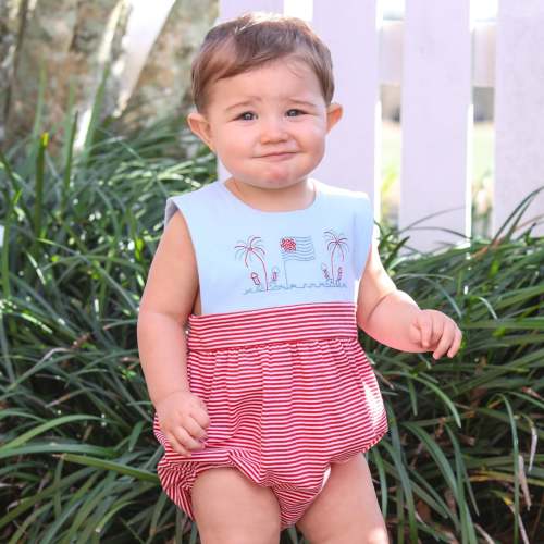 Sport Trio Hand Smocked Pima Bubble – Smock Candy