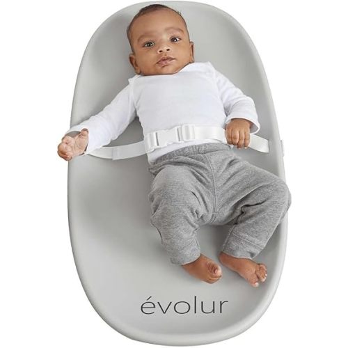Evolur Eva Baby Changing Pad in Light Gray, Soft, Lightweight and Portable Changing Pad, Fits All Changing Table, Waterproof Firm Padding