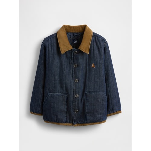 Baby & Toddler Quilted Denim Jacket