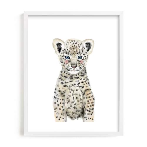 Baby Animal Leopard Children's Art Prints by Cass Loh | Minted