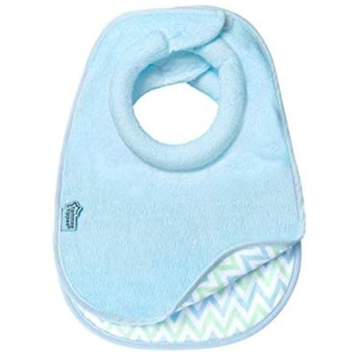 Reversible Baby Bib with Soft Padded Collar, 0+ Months, 2 Count