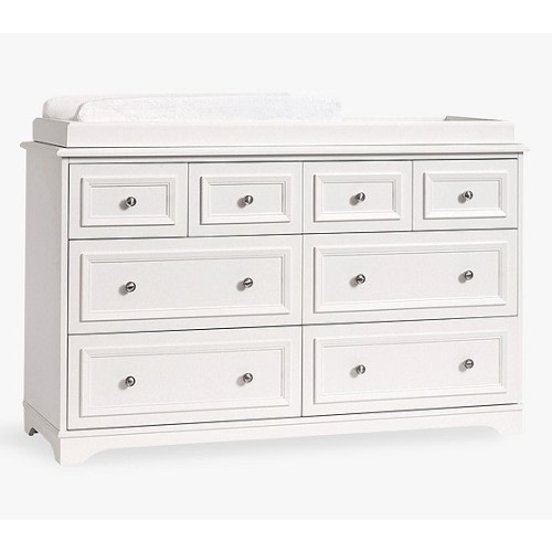Fillmore Extra Wide Changing Table Dresser & Topper | Pottery Barn Kids