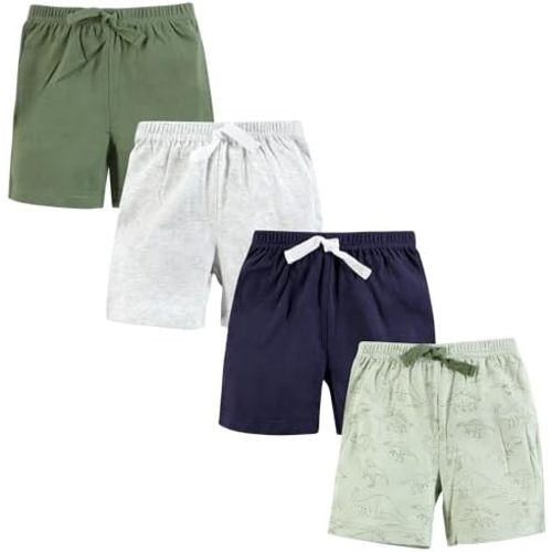 Hudson Baby Baby Shorts Bottoms 4-Pack