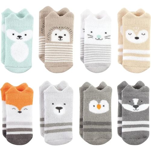 Hudson Baby Cotton Newborn Socks