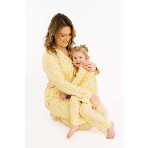 Sunny Meadow Stripe Women's Bamboo Set