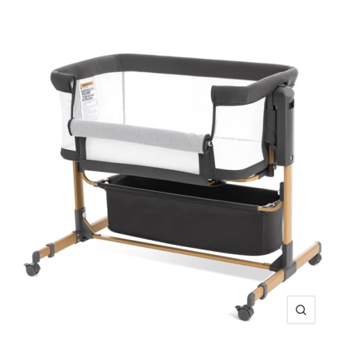 Taylengrow Baby Bassinet,3 in 1 Rocking Bedside Sleeper,6 Height Adjus