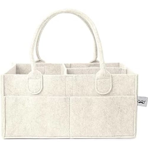 Mr. Pen- Baby Diaper Caddy Organizer, Beige, Baby Organizer, Car Diaper Caddy, Baby Caddy Organizer, Portable Diaper Caddy, Diaper Organizer for Changing Table, Baby Organizer for Nursery