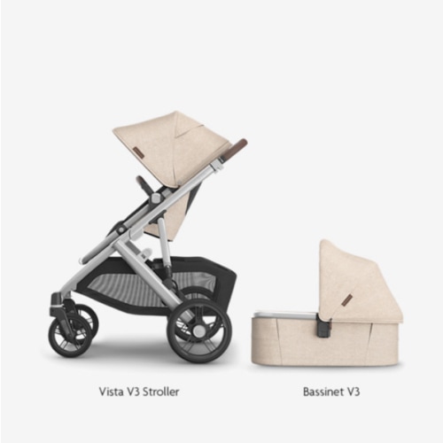 UPPAbaby Vista V3 From Birth Single Bundle (Stroller + Bassinet) – Bambi Baby