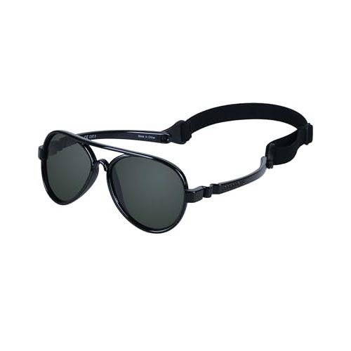 COCOSAND Baby Aviator Polarized Sunglasses with Adjustable Strap for Baby Infant Girl Boy 0-18 Months