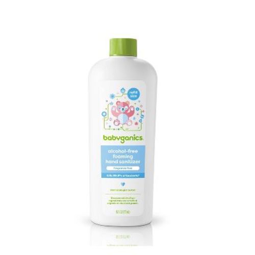 Babyganics Alcohol-free Foaming Fragrance-free Hand Sanitizer Bottle - 16 Fl Oz