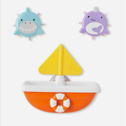 Skip Hop Zoo Tip & Spin Boat Bath Toy | David Jones