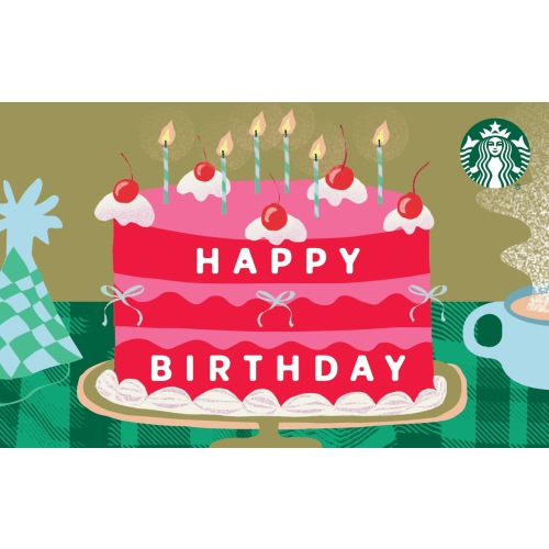 Starbucks Gift Card: Happy Birthday: Starbucks Coffee Company