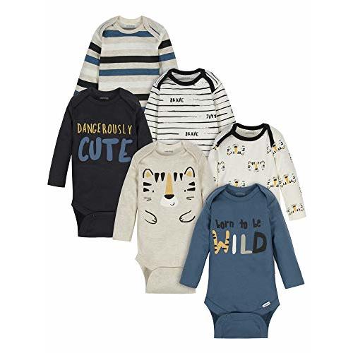 Onesies Brand baby-boys 6-pack Long Sleeve Bodysuits